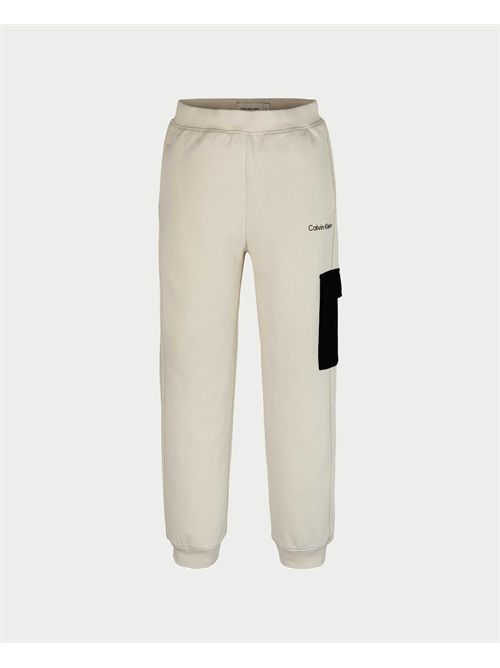 Calvin Klein Relaxed Fit Tracksuit Bottoms CALVIN KLEIN | IB0IB02349CKS